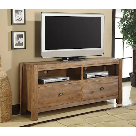 64" Television Console w/ 2 Drawers